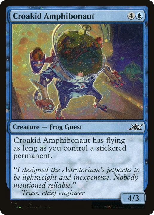 Croakid Amphibonaut in the group Magic the Gathering / Types / Colors / Blue at Proxyprinters.com (38336)