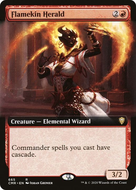 Flamekin Herald in the group Magic the Gathering / Types / Creatures / Wizard at Proxyprinters.com (38357)