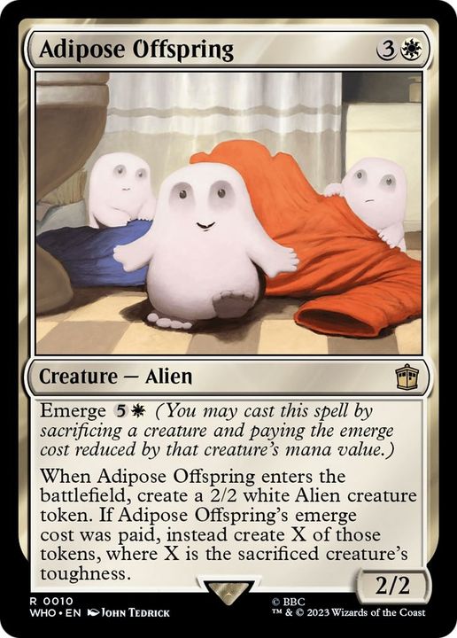 Adipose Offspring in the group Magic the Gathering / Types / Colors / White at Proxyprinters.com (38370)