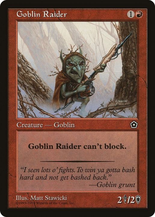 Goblin Raider in the group Magic the Gathering / Types / Creatures / Warrior at Proxyprinters.com (38377)