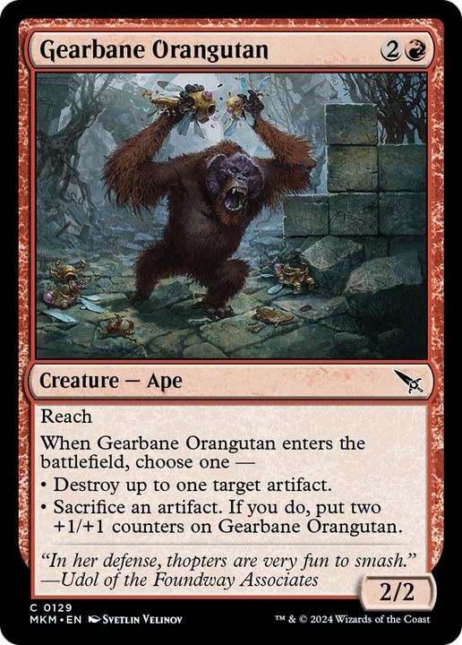 Gearbane Orangutan in the group Singles at Proxyprinters.com (38381)