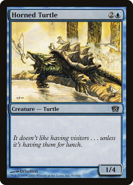 Horned Turtle in the group Magic the Gathering / Sets / Eighth Edition at Proxyprinters.com (38384)