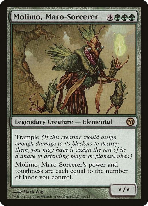 Molimo, Maro-Sorcerer in the group Magic the Gathering / Types / Colors / Green at Proxyprinters.com (38387)