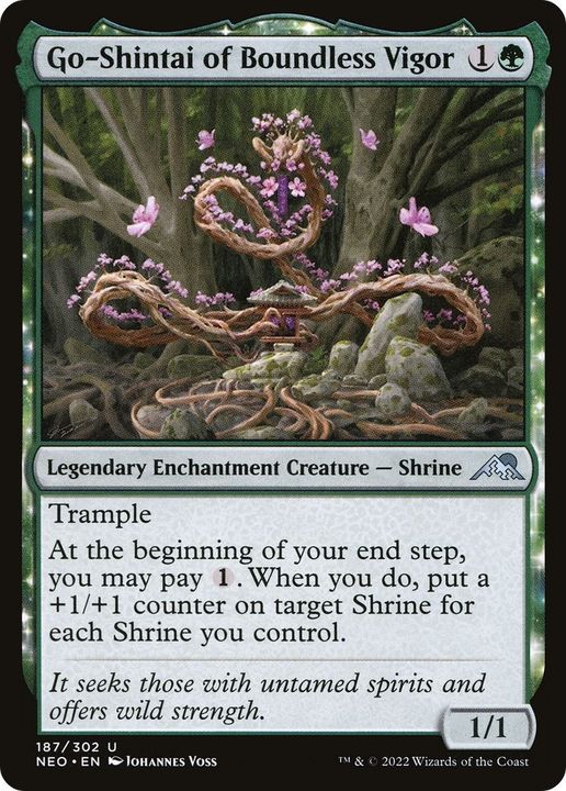 Go-Shintai of Boundless Vigor in the group Magic the Gathering / Types / Enchantment / Legendary Enchantment at Proxyprinters.com (38403)