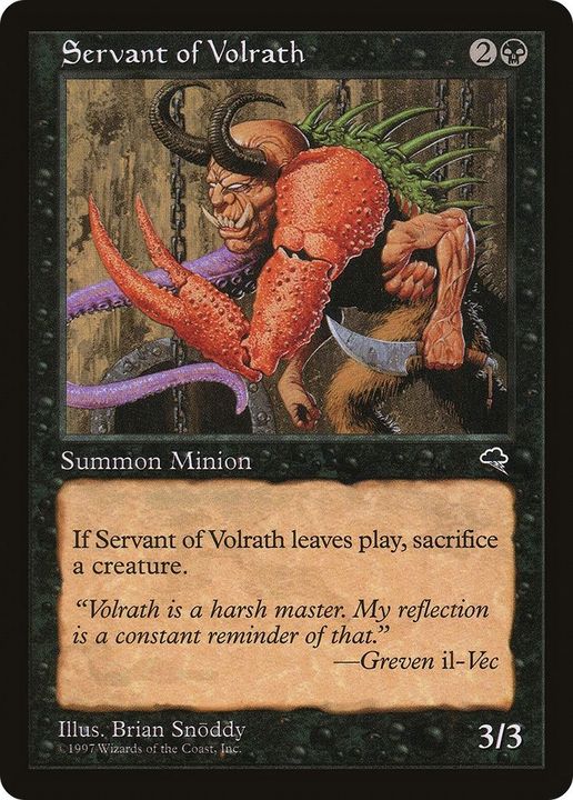 Servant of Volrath in the group Magic the Gathering / Types / Colors / Black at Proxyprinters.com (38426)