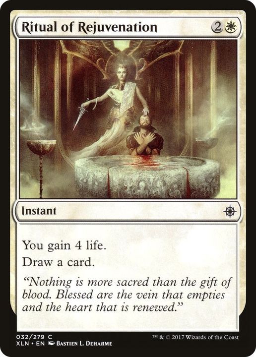 Ritual of Rejuvenation in the group Magic the Gathering / Types / Colors / White at Proxyprinters.com (38428)