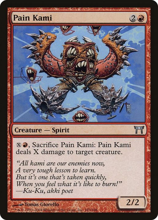 Pain Kami in the group Magic the Gathering / Types / Colors / Red at Proxyprinters.com (38458)