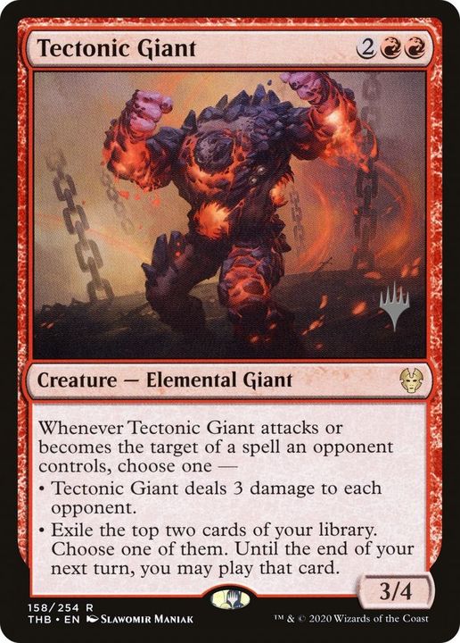 Tectonic Giant in the group Magic the Gathering / Types / Colors / Red at Proxyprinters.com (38468)