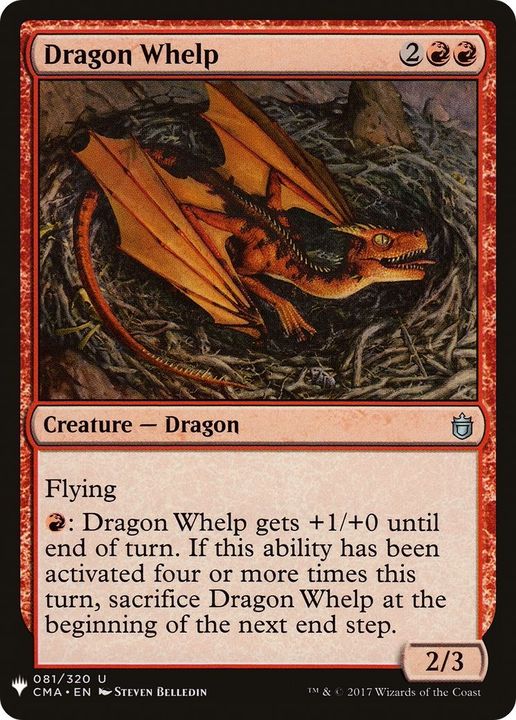 Dragon Whelp in the group Magic the Gathering / Types / Colors / Red at Proxyprinters.com (38507)