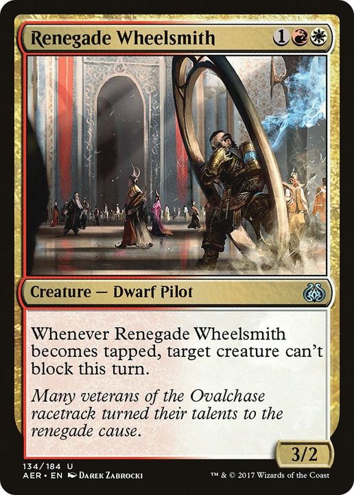 Renegade Wheelsmith in the group Magic the Gathering / Types / Colors / Multicolors / R, W at Proxyprinters.com (38509)