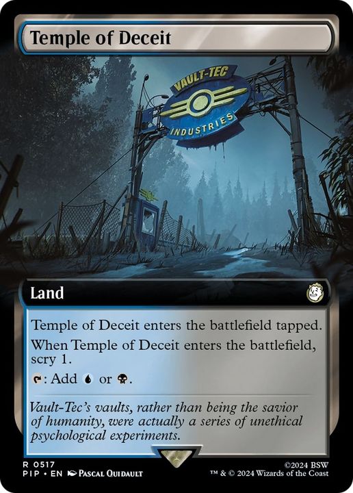 Temple of Deceit in the group Magic the Gathering / Sets / Fallout at Proxyprinters.com (38513)