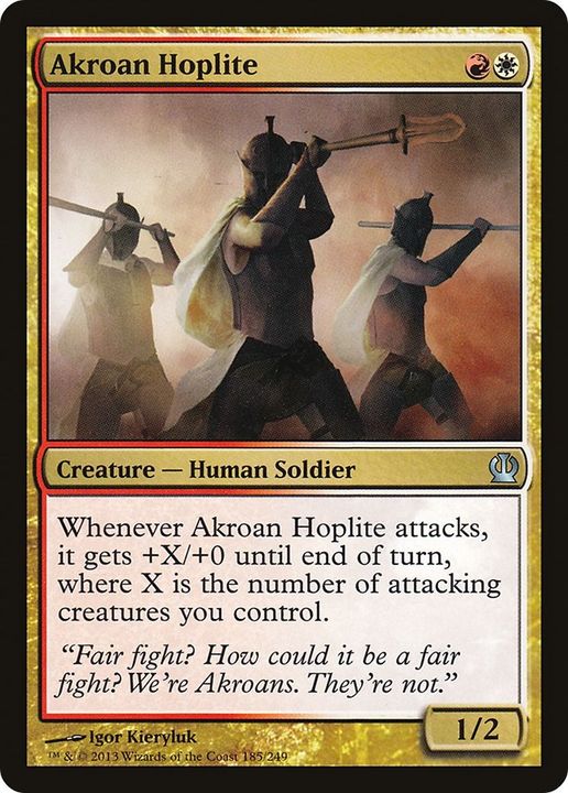 Akroan Hoplite in the group Magic the Gathering / Sets / Theros at Proxyprinters.com (38519)