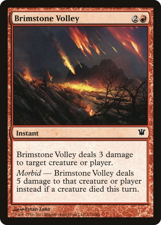 Brimstone Volley in the group Magic the Gathering / Sets / Innistrad at Proxyprinters.com (38524)