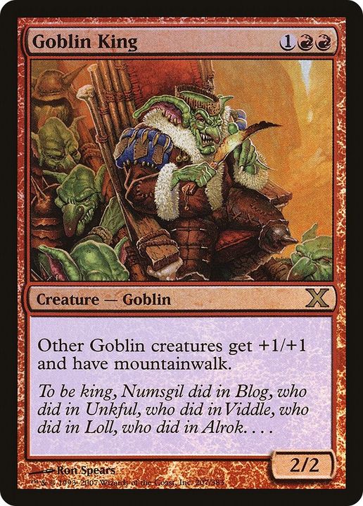 Goblin King in the group Magic the Gathering / Sets / Tenth Edition at Proxyprinters.com (38541)