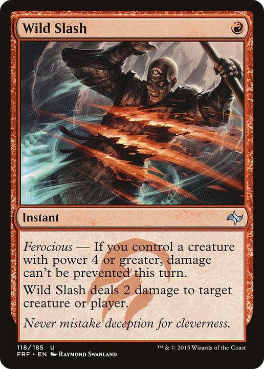 Wild Slash in the group Magic the Gathering / Sets / Fate Reforged at Proxyprinters.com (38555)