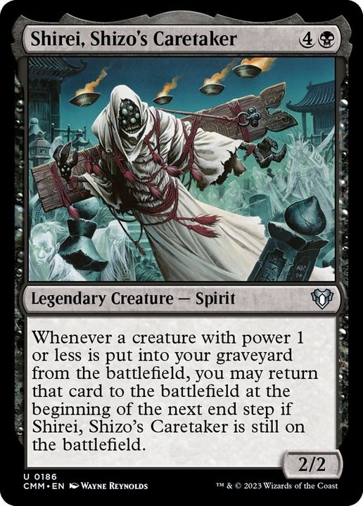 Shirei, Shizo's Caretaker in the group Magic the Gathering / Types / Colors / Black at Proxyprinters.com (38572)