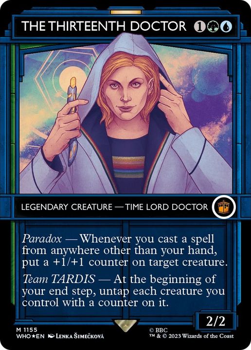 The Thirteenth Doctor in the group Magic the Gathering / Types / Colors / Multicolors / G, U at Proxyprinters.com (38580)