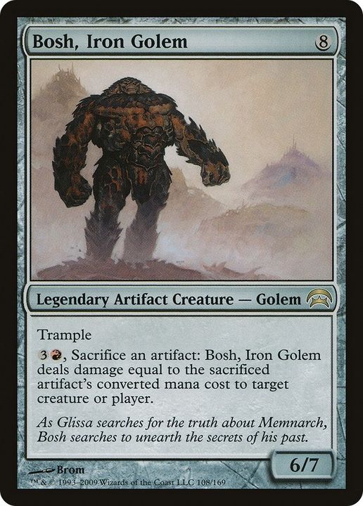 Bosh, Iron Golem in the group Magic the Gathering / Types / Artifacts / Legendary Artifact at Proxyprinters.com (38588)