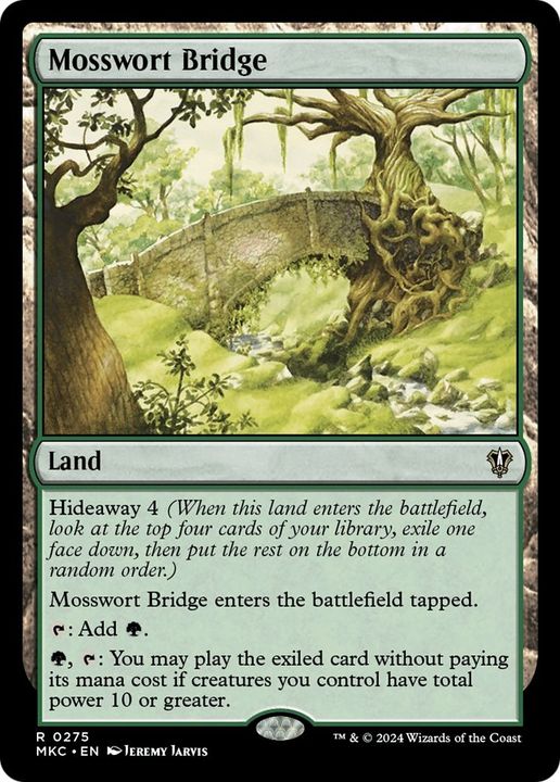 Mosswort Bridge in the group Magic the Gathering / Sets / Murders at Karlov Manor Commander at Proxyprinters.com (38594)