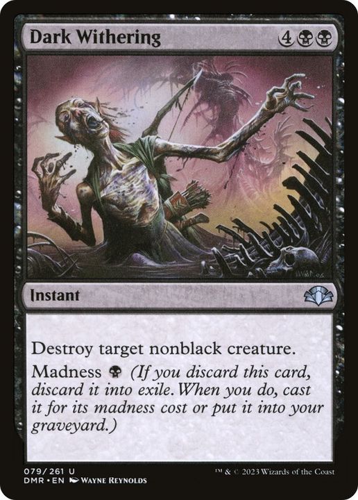 Dark Withering in the group Magic the Gathering / Sets / Dominaria Remastered at Proxyprinters.com (38602)