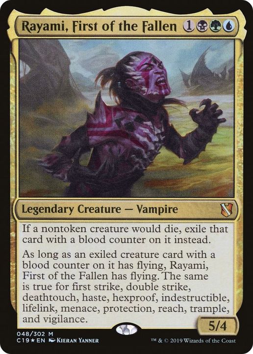 Rayami, First of the Fallen in the group Magic the Gathering / Types / Colors / Multicolors / B, G, U at Proxyprinters.com (38603)