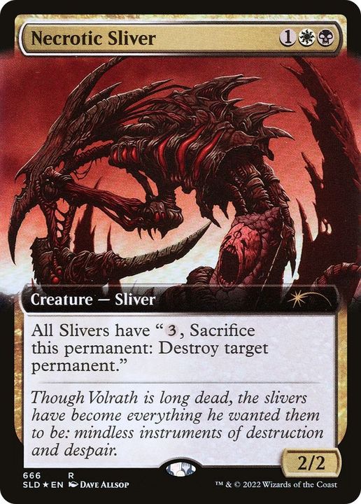 Necrotic Sliver in the group Magic the Gathering / Sets / Secret Lair / Secret Lair Drop at Proxyprinters.com (38616)