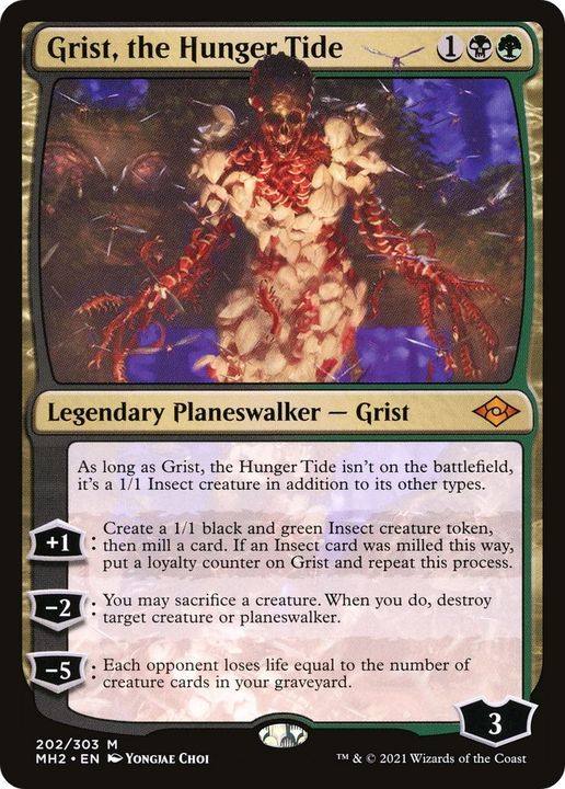 Grist, the Hunger Tide in the group Magic the Gathering / Sets / Modern Horizons 2 Minigames at Proxyprinters.com (38639)