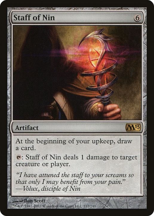 Staff of Nin in the group Magic the Gathering / Types / Artifacts / Artifact at Proxyprinters.com (38652)