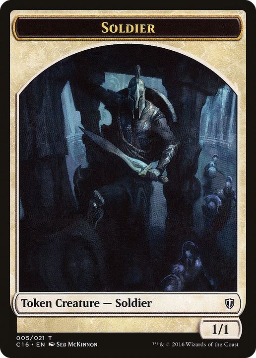 Soldier in the group Magic the Gathering / Sets / Commander 2016 Tokens at Proxyprinters.com (3868)