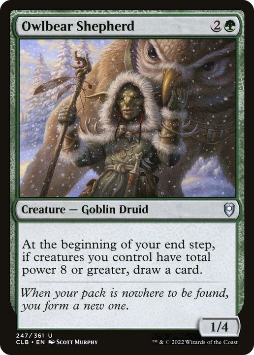 Owlbear Shepherd in the group Magic the Gathering / Sets / Commander Legends: Battle for Baldur's Gate at Proxyprinters.com (3869)