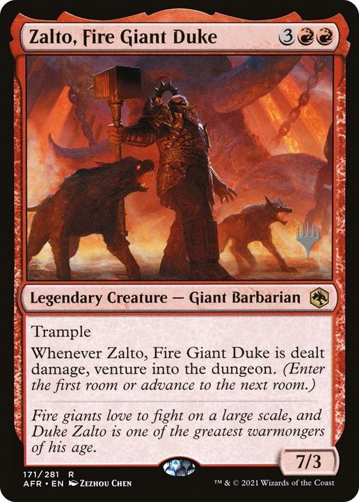 Zalto, Fire Giant Duke in the group Magic the Gathering / Types / Colors / Red at Proxyprinters.com (3870)