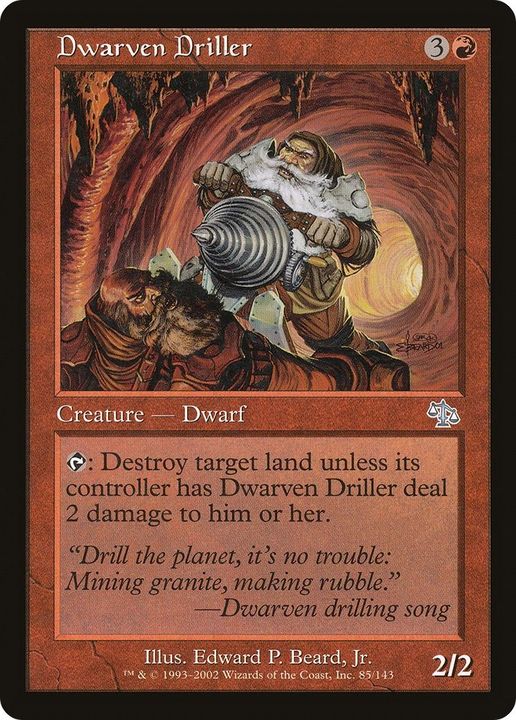 Dwarven Driller in the group Magic the Gathering / Types / Colors / Red at Proxyprinters.com (38706)