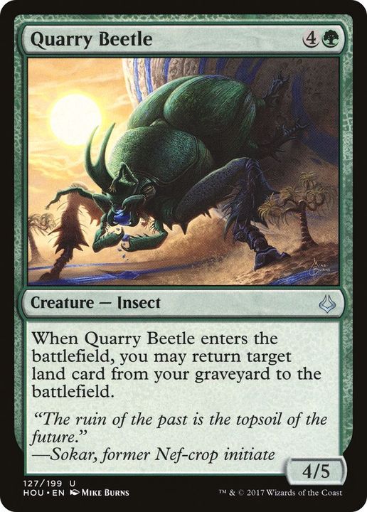 Quarry Beetle in the group Magic the Gathering / Types / Colors / Green at Proxyprinters.com (38717)