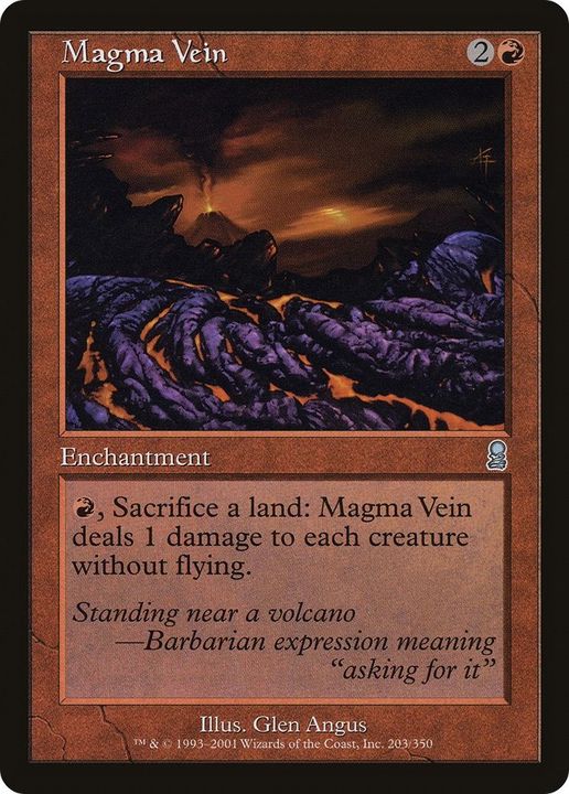 Magma Vein in the group Magic the Gathering / Sets / Odyssey Promos at Proxyprinters.com (38737)