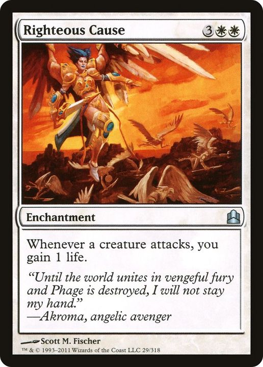 Righteous Cause in the group Magic the Gathering / Sets / Commander 2011 at Proxyprinters.com (38782)