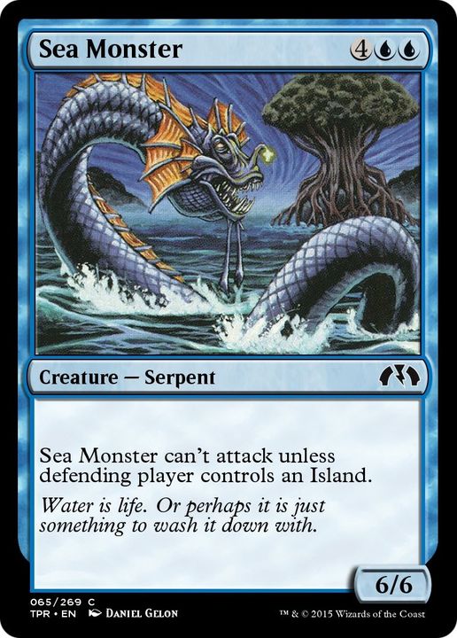 Sea Monster in the group Magic the Gathering / Types / Colors / Blue at Proxyprinters.com (38799)