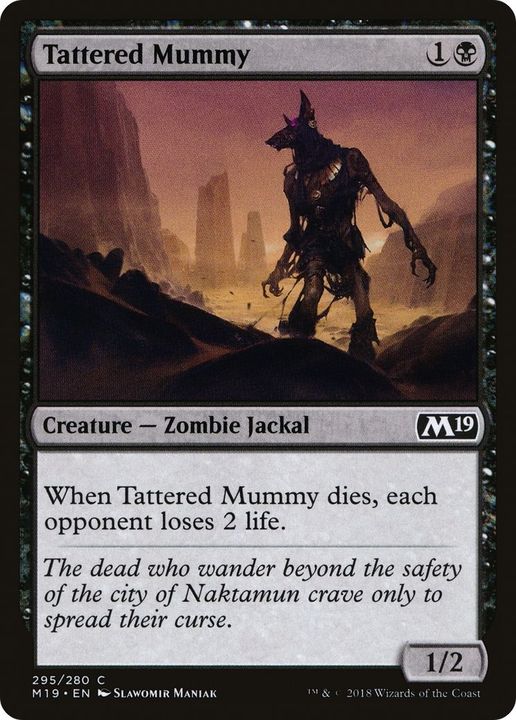 Tattered Mummy in the group Magic the Gathering / Types / Creatures / Zombie at Proxyprinters.com (38805)