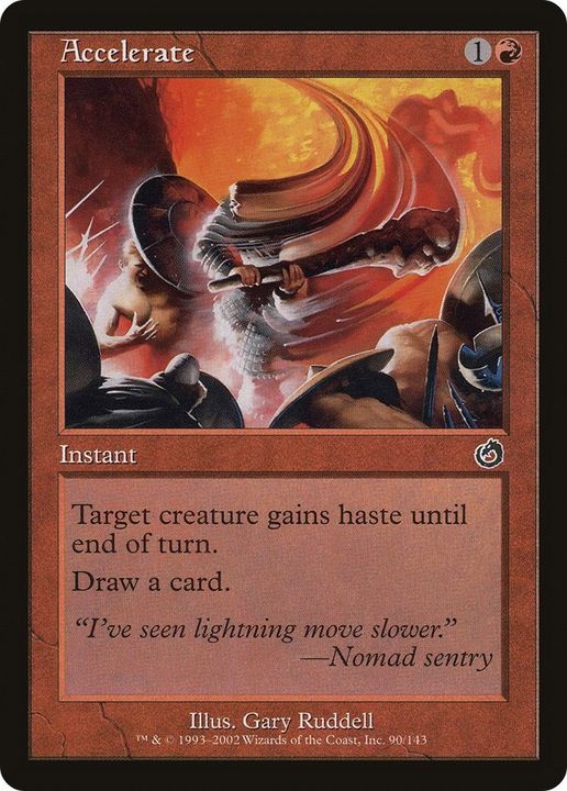 Accelerate in the group Magic the Gathering / Types / Colors / Red at Proxyprinters.com (38809)