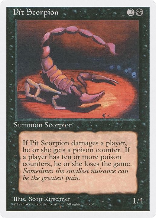 Pit Scorpion in the group Magic the Gathering / Types / Colors / Black at Proxyprinters.com (3885)