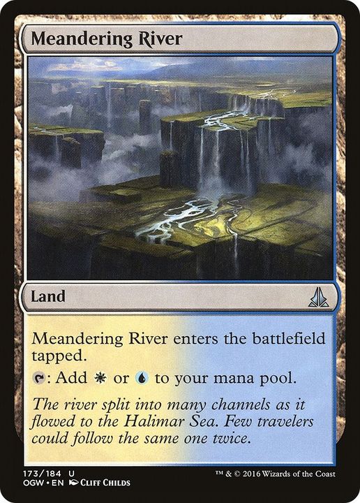 Meandering River in the group Magic the Gathering / Sets / Oath of the Gatewatch Promos at Proxyprinters.com (38879)