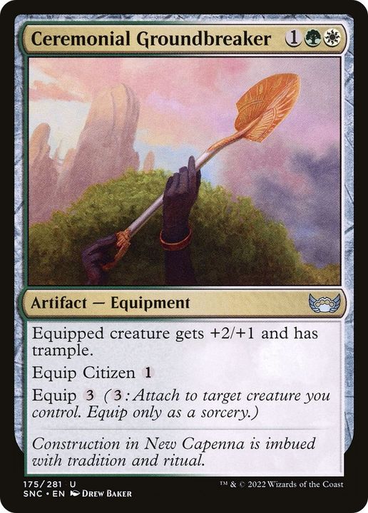 Ceremonial Groundbreaker in the group Magic the Gathering / Types / Artifacts / Artifact at Proxyprinters.com (3888)