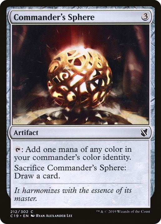 Commander's Sphere in the group Magic the Gathering / Types / Artifacts / Artifact at Proxyprinters.com (38886)