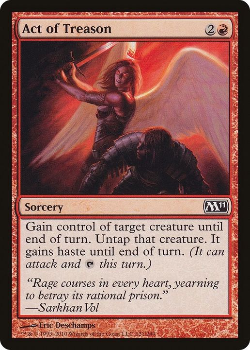 Act of Treason in the group Magic the Gathering / Types / Colors / Red at Proxyprinters.com (38892)