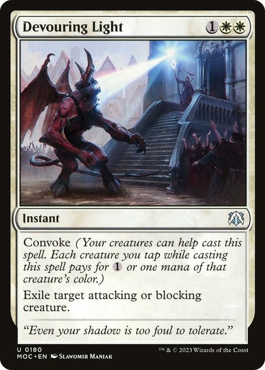 Devouring Light in the group Magic the Gathering / Types / Colors / White at Proxyprinters.com (38896)