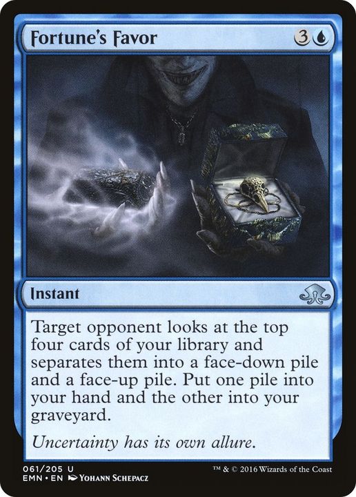 Fortune's Favor in the group Magic the Gathering / Types / Colors / Blue at Proxyprinters.com (38897)