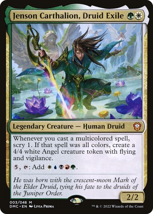 Jenson Carthalion, Druid Exile in the group Magic the Gathering / Sets / Dominaria United Commander at Proxyprinters.com (38898)