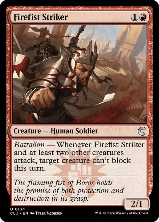 Firefist Striker in the group Magic the Gathering / Types / Creatures / Human at Proxyprinters.com (38899)