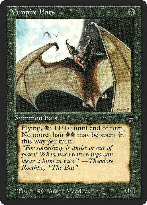 Vampire Bats in the group Magic the Gathering / Types / Colors / Black at Proxyprinters.com (38904)