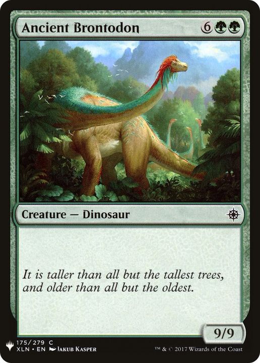 Ancient Brontodon in the group Magic the Gathering / Types / Colors / Green at Proxyprinters.com (3891)