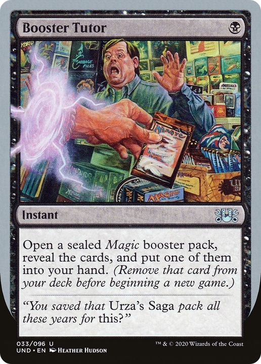 Booster Tutor in the group Magic the Gathering / Types / Colors / Black at Proxyprinters.com (3892)